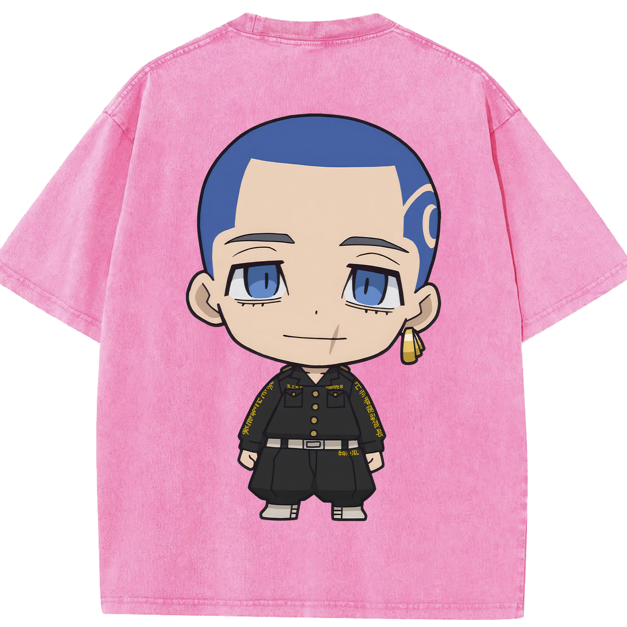 （画像用） 東京リベンジャーズ Tokyo Revengers 綿100% ヴィンテージ風 半袖Tシャツ（背面プリント）
